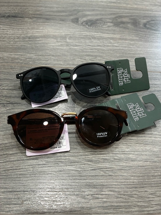 wild fable Accessories - Wild Fable Round Sunglasses - Black and Tortoiseshell